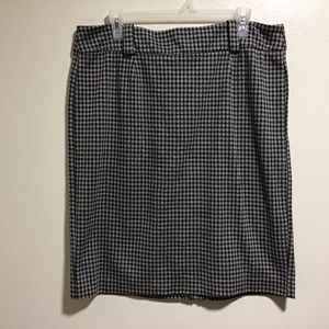 George Houndstooth Pencil Skirt Size 16